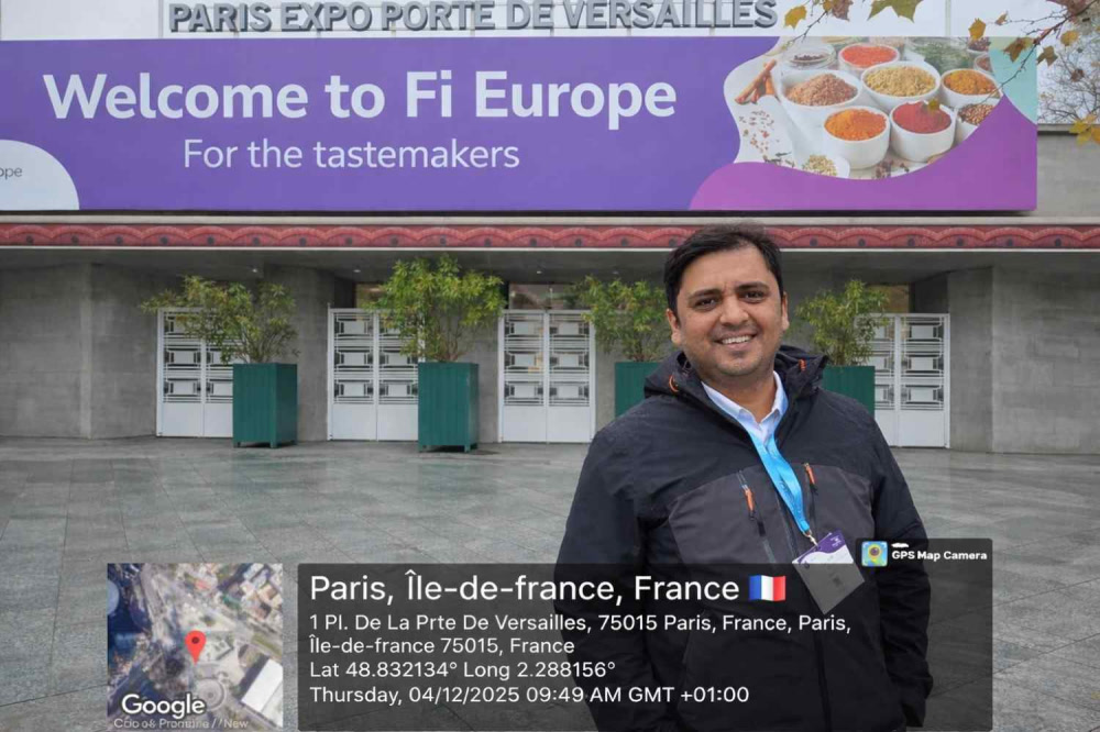 Jyotindra representative at Fi Europe venue