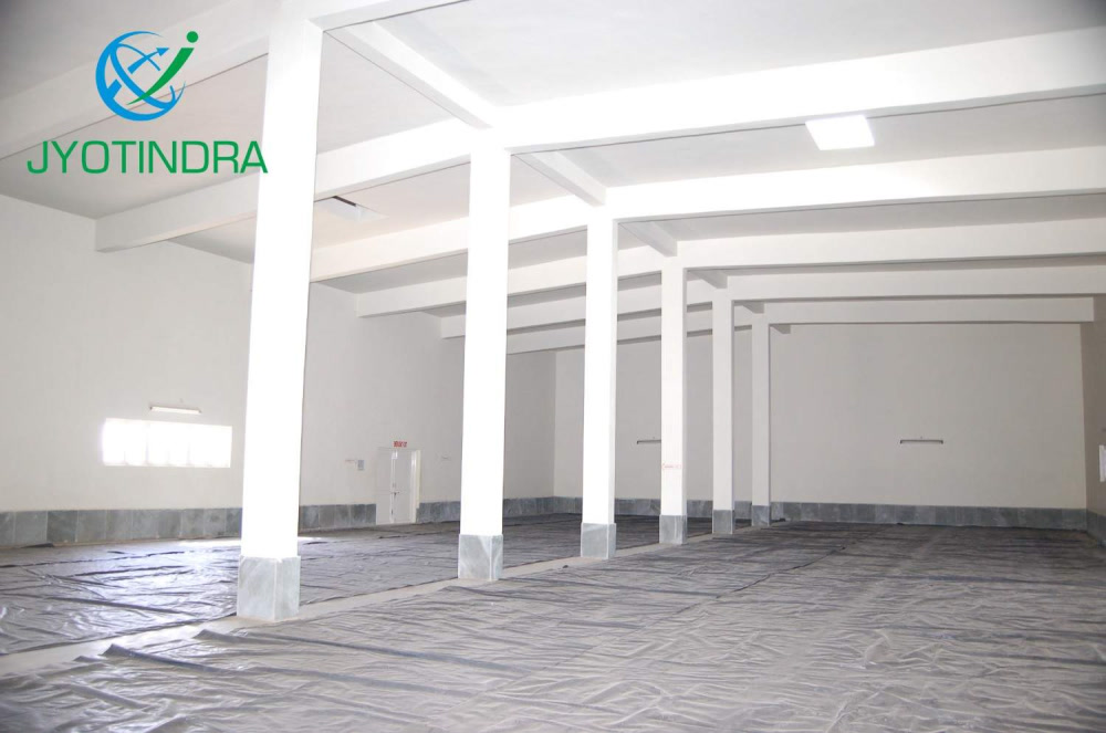 Jyotindra interior storage or processing hall