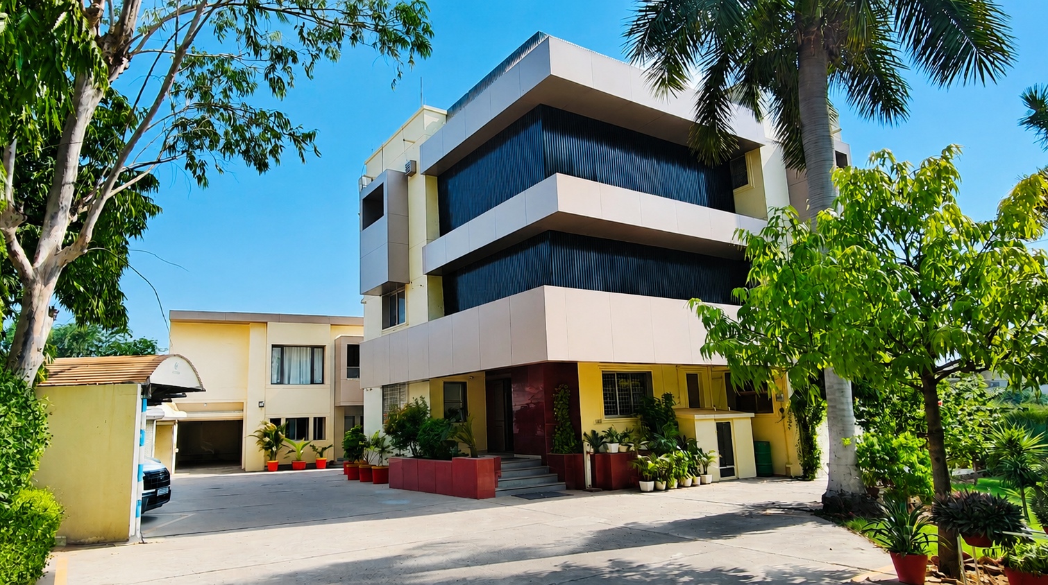 Jyotindra International office building and green campus